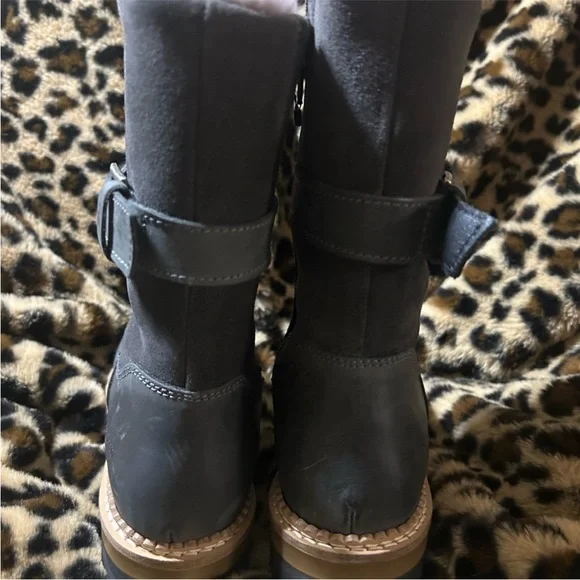 Overland Black Leather Boots with Buckle NWOT - Picture 6 of 9